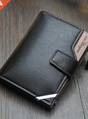 New Korean casual men's wallet Short vertical locomotive Bri