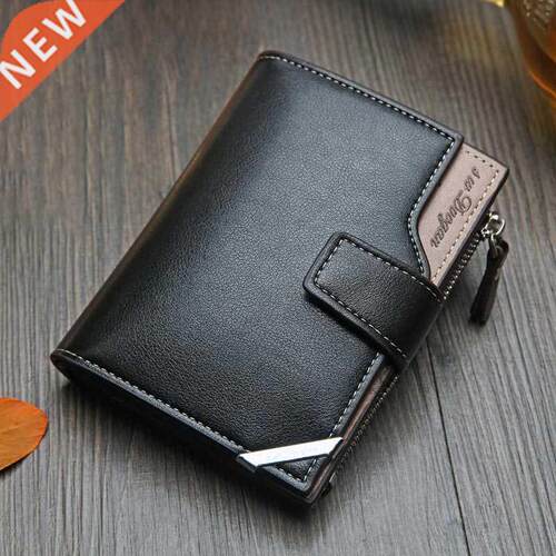 New Korean casual men's wallet Short vertical locomotive Bri