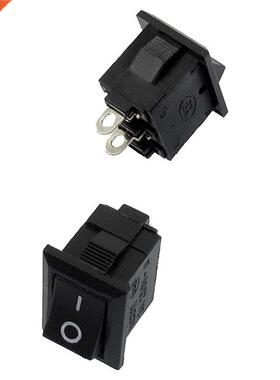 10 Pcs SPST Mini 2 Pin Rocker Switch AC 125V 10A 250V 6A