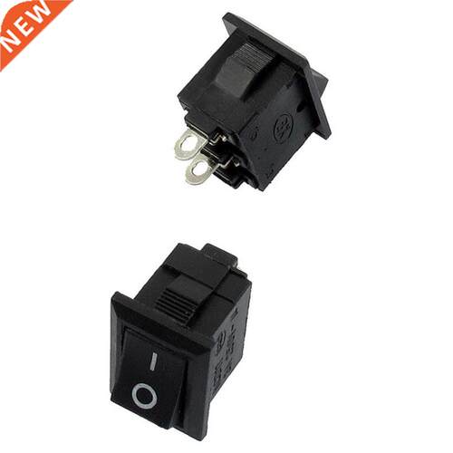 10 Pcs SPST Mini 2 Pin Rocker Switch AC 125V 10A 250V 6A