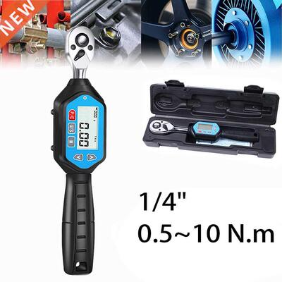 0.5~10N.m 1/4inch Portable Digital Torque Wrench High Precis