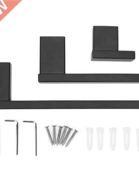 Modern Style Wall Mounted Toilet Roll Holder Towel Rack Rust