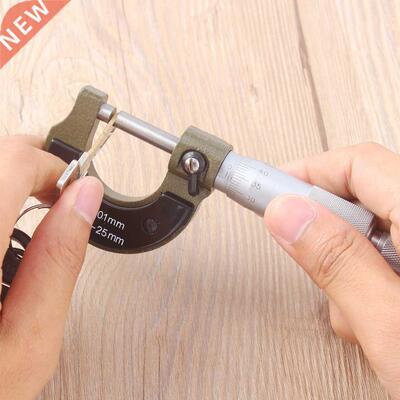 0-25mm 0.01mm Gauge Outside Metric Micrometer Tool With Meta