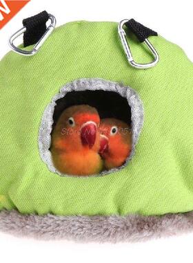 Pet Parrot Nest Plush Warm Winter Hammock Bird Hanging