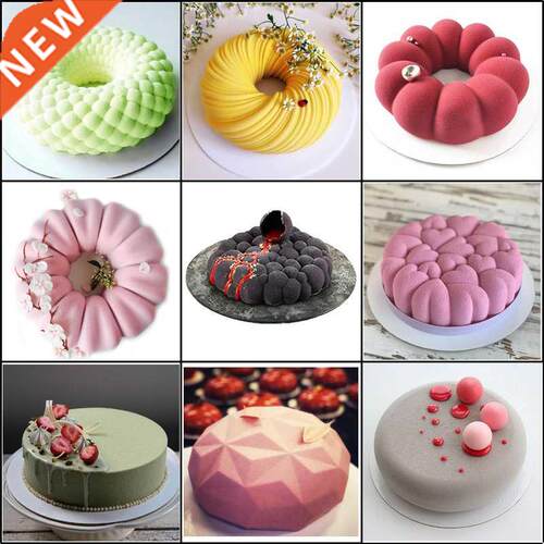 Meibum Multiple Garland Spiral Cake Silicone Mold Party Dess