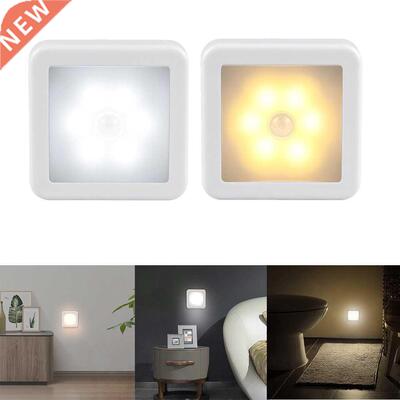 Motion Sensor LED Night Light Smart USB charging Battery Ope