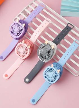 Portale Watch Carry Wrist Fan Rotatale US Charging Mini