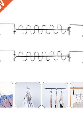 2pcs Multi-hole Clothes Hangers Home Use Window Balcony