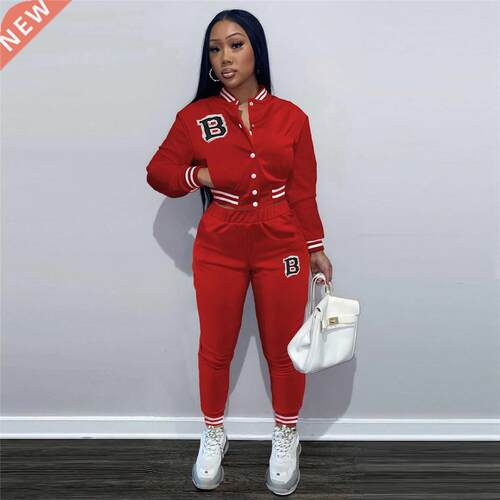 Ladies Suit Fashion Streetwear Long-Sleeved s Empty Loose