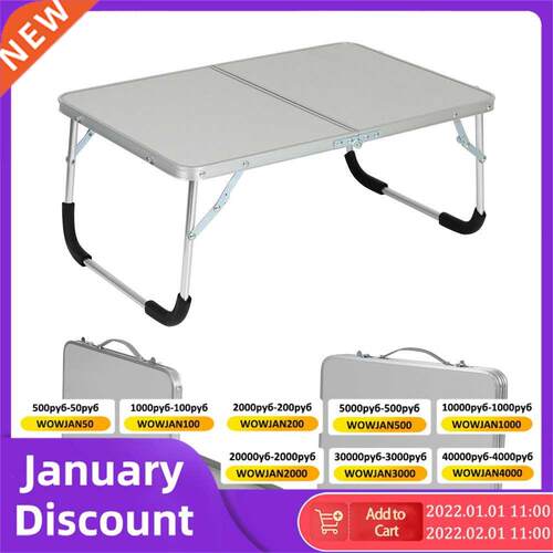 Aluminium Fding Desk Laptop Desk Portable Outdoor Camping