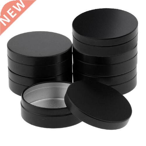 6 Pieces Pink Aluminum Cosmetic Pot Lip Balm Jar Containers