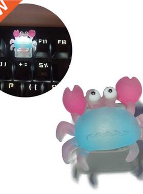 1Pc Custom Cartoon Anime Crab Keycap Bottom Backlit Keycaps