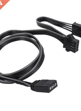 4Pin RGB Connector Cble 60cm PC Cse Fn LED Strip Extensio