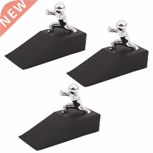 3X Zinc Alloy Little And Man With Non-Slip Rubber Bases