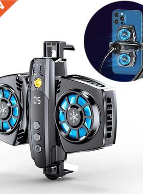 Usb Phone Cooler Semiconductor Dual Cooling Fan Radiator Sma