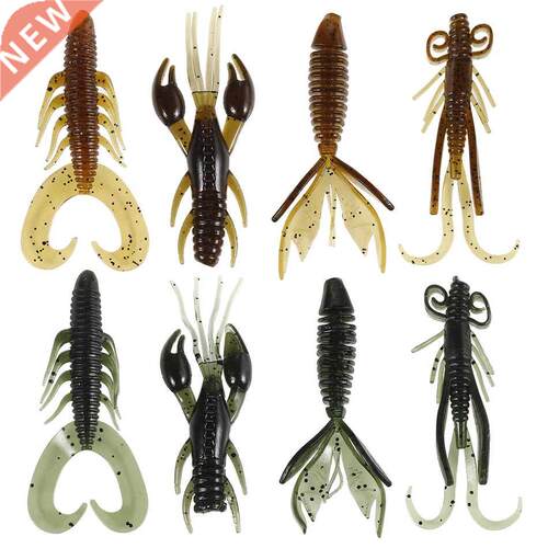 4pcs/lot Worms Fishing Lure Shaped 8g 6cm Wobblers Sets Shri