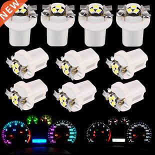 10Pcs New T5 B8.5D 509T Super Bright LED Bulbs Auto Dashboar