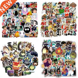50PCS Miyazaki Hayao Anime Kawaii Totoro Stickers Moving Ca