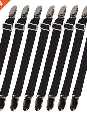 8pcs Sheet Straps Suspenders Band Adjustable Bed Corner Hold