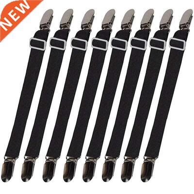 8pcs Sheet Straps Suspenders Band Adjustable Bed Corner Hold