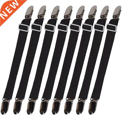 8pcs Sheet Straps Suspenders Band Adjustable Bed Corner Hold
