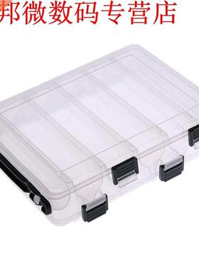 10/14 Compartments Transparent Double Sided Box Case Bait Lu