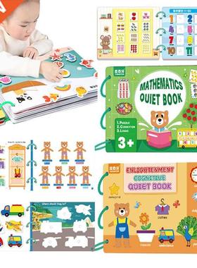 Baby Busy Book Montessori Busy Board Kid Early Learning Cogn