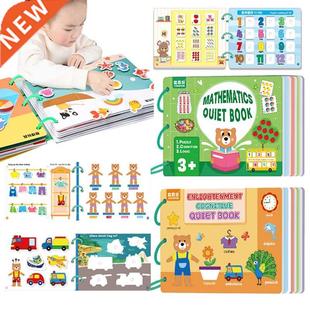 Baby Busy Book Montessori Busy Board Kid Early Learning Cogn