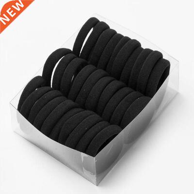 0Pcs Elastic Hair Accessories For Women Kids Black Pink Blu