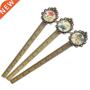 Multi-function Vintage Metal Ruler For Needlework Measuring