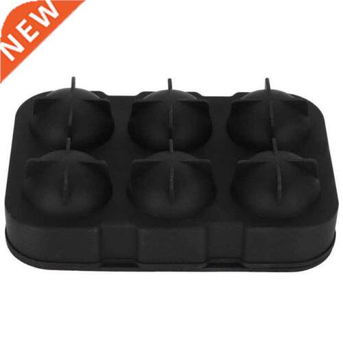Ice Ball Maker Ice Tray Black Microwave Oven Safe Silicone f