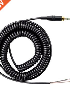 Spring Coiled Repair DJ Cord Cable Replacement for ATH-M50 A