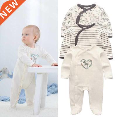 Baby Boys Rompers Winter 2021 New Long Sleeve Cotton baby cu