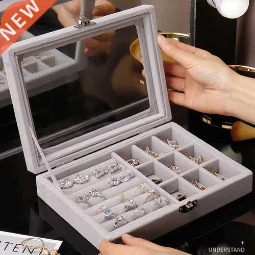 Hot Sales Fashion Portable Velvet Jewelry Ring Jewelry Displ