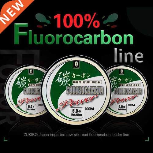 100m 100% Fluorocarbon Fishing Line Japan Monofilament Leade