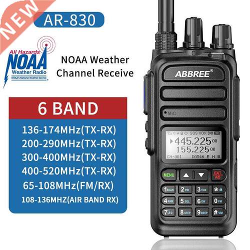 ABBREE AR-830 Air Band 136-520MHz Full band Wireless Copy fr