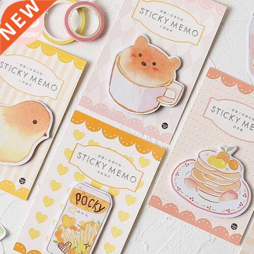 Mr Paper 30pcs/lot 8 Designs Kawaii Animal Cake Coffee Memo