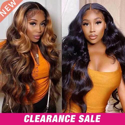 13x6x2 Body Wave Lace Front Wig 250% Highlight Wig Human Hai