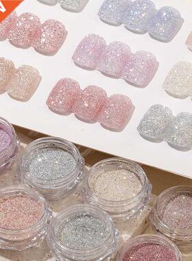 1 Box odblaskowy proszek do paznokci lakier ?elowy UV Chrome