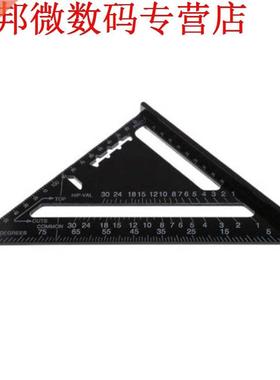 7 Inch Aluminiumlegering Driehoek Meten Heerser Combinatie V