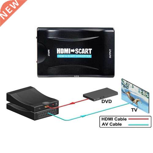 HDMI to Scart AV converter adapter HDMI in Scart out support