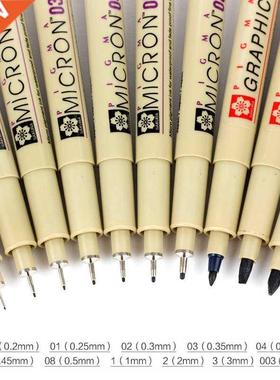 13 Different Size Micron Needle Pen Black ink Marker Pen Pi