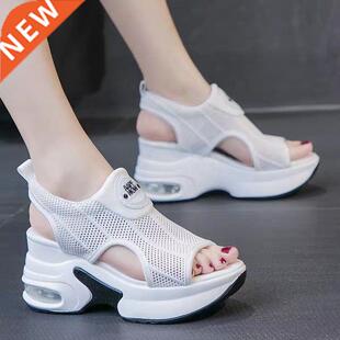 Height Increasing Inse Sports Sandals for Women 2021 Summe