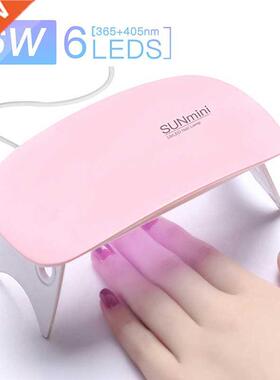 UV Nal Lamp 6W Sun Mn LED Lamp Gel Nal Polsh Dryer