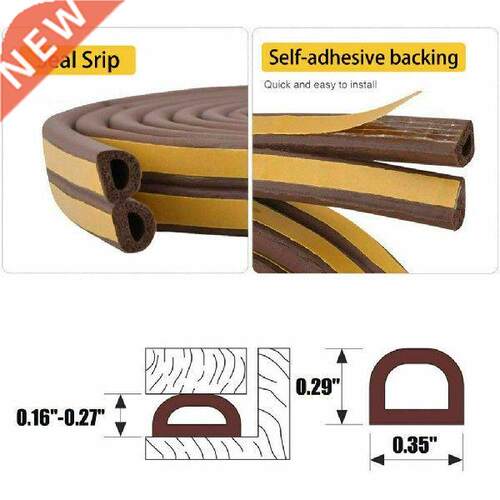 5/10m Self Adhesive Seal Draft Strip Home Door Window