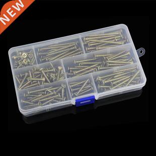 200pcs M4 Zinc Hardened Self-tapping Screw Set Cross Counter