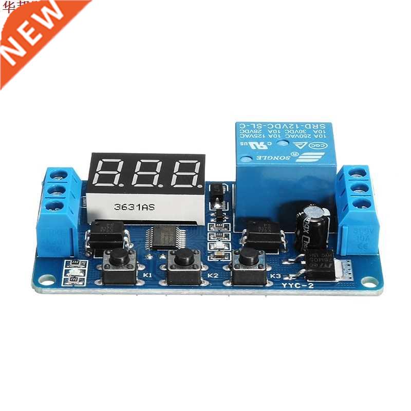 12V Relay Module External Trigger Delay Switch Time Adjuab