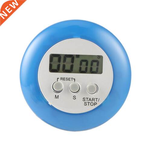 1pcs white Round Magnetic LCD Digital Kitchen Countdown Time