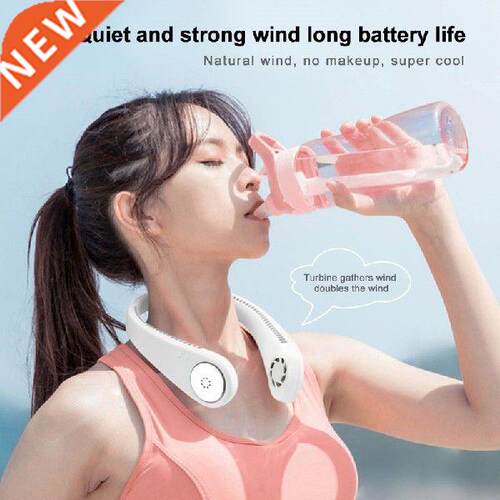 Hanging Bladeless Neck Fan Portable Neckband HandsFree