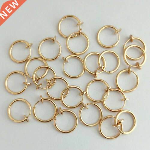 Stainless Steel Retractable Clip On Earrings Non Piercing Fa